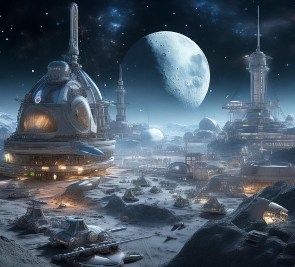 月球科技动态，从科幻到现实的视觉盛宴